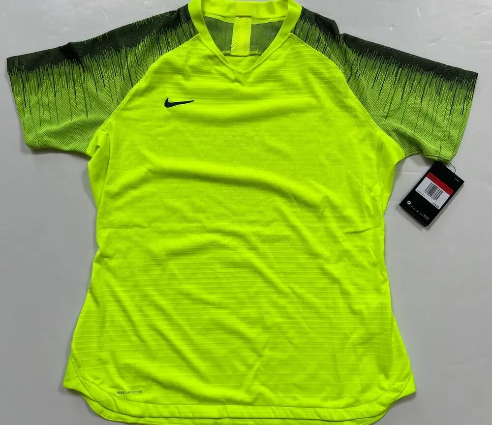 Nike Vaporknit II Women's Soccer Jersey Shirt Volt AQ2727-702 Size L NWT $70